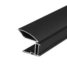 Ensemble de quincaillerie pour deux portes coulissantes MULTIOMEGA W RAMA – 2 m / Noir mat