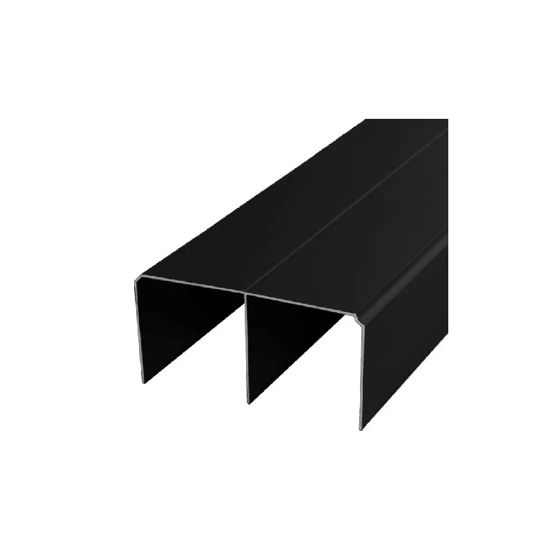 Double rail supérieure 8843 / Noir mat