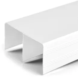 Double rail supérieure 8842 / Blanc mat