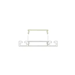 Cache-rail pour rail inférieur RAMA 88815 / Doré