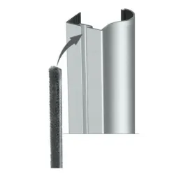 Poignée pour porte coulissante OMEGA BRUSH / Aluminium
