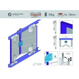Rail supérieur – rail inférieur SMART 6664 / Champagne