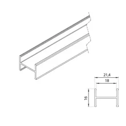 Barre de jonction DOMUS / Aluminium