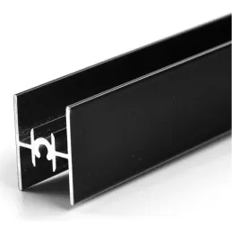 Profilé de jonction RAMA verre / Noir mat