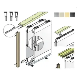 Profilé de jonction horizontal TWIN / Aluminium