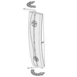 Barre d’expansion anti-affaissement pour porte