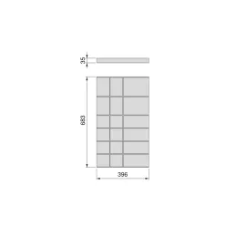 Organisateur pour bijoux et accessoires pour le système NEXUS / Beige