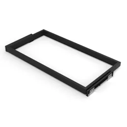 Organiseur coulissant pour accessoires avec amortissement NEXUS 860 - 894 mm / Noir mat