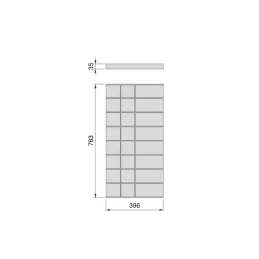 Organiseur coulissant pour accessoires avec amortissement NEXUS 860 - 894 mm / Noir mat