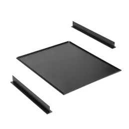 Étagère coulissante avec amortissement NEXUS 760–794 mm / Noir mat