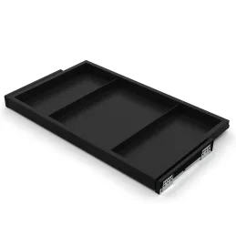 Tablette coulissante avec amortissement NEXUS 860 - 894 mm / Noir mat