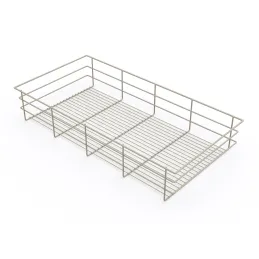 Panier coulissant en fil métallique avec amortisseur NEXUS 860 - 894 mm / Beige