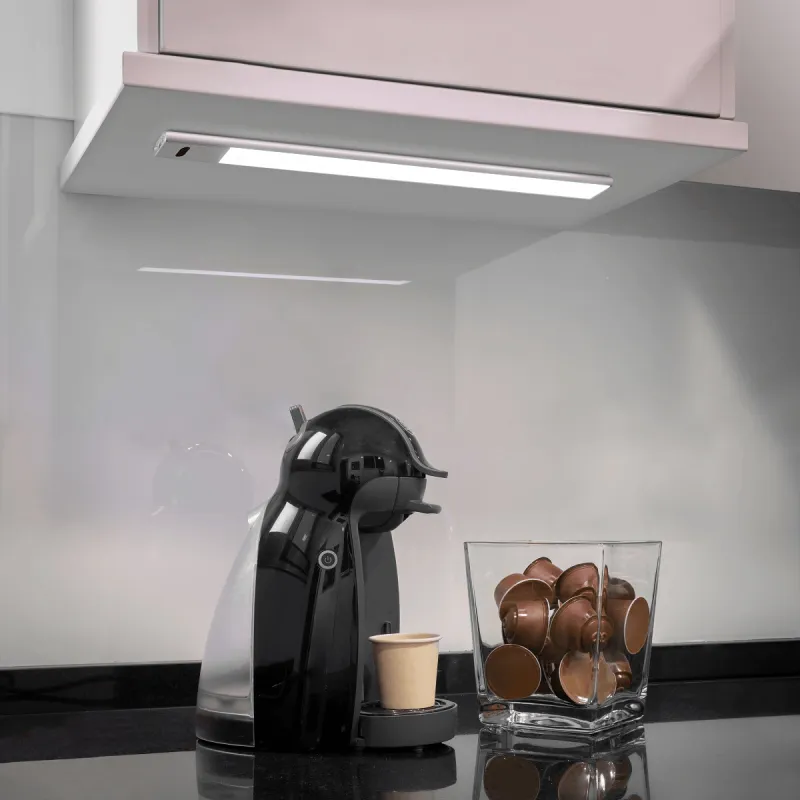 Éclairage LED sous meuble avec capteur tactile KRAUS II / Aluminium