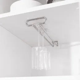 Porte-verres simple ELIT / Chrome brillant