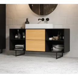 Piètement de meuble BUENO / Noir mat