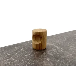Bouton en bois NATURE / Chêne verni