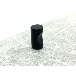 Bouton en bois NATURE Mini / Noir mat
