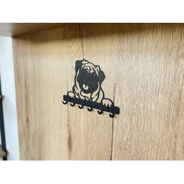 Patère murale CHARLIE / Noir mat