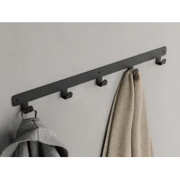 Patère murale HOLD XXL / Noir mat