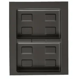 Insert pour poubelle PARADISO 500 mm / Anthracite