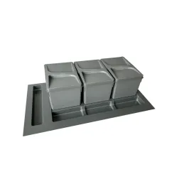 Poubelle de tiroir PARADISO 900 mm / Anthracite