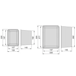 Organiseur de tiroir de salle de bains TIDY XL – 6 compartiments / Blanc