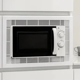Cadre d’encastrement pour micro-ondes 600 mm / Blanc