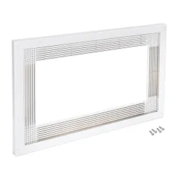 Cadre d’encastrement pour micro-ondes 600 mm / Blanc