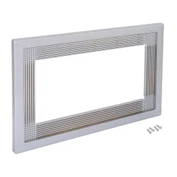 Cadre d’encastrement pour micro-ondes 600 mm / Gris métallisé