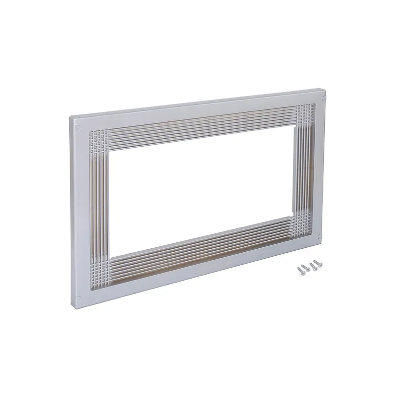 Cadre d’encastrement pour micro-ondes 600 mm / Gris métallisé