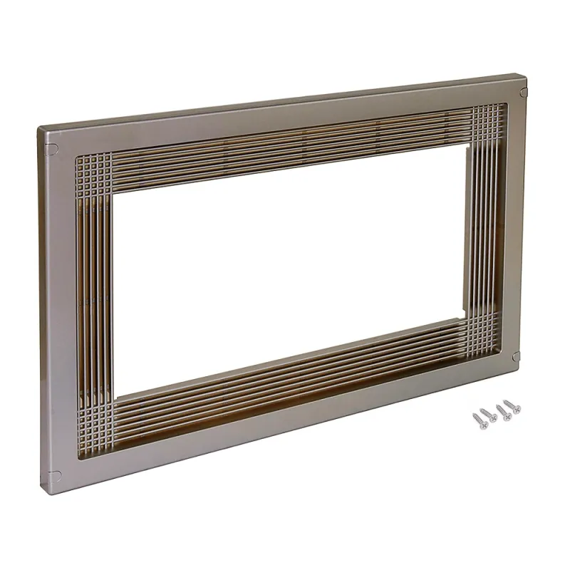 Cadre d’encastrement pour micro-ondes 600 mm / Imitation inox