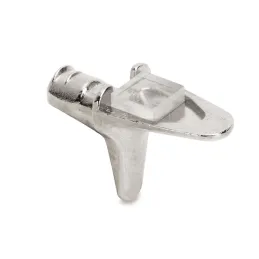 Support d’étagère en verre avec joint BEAK / Nickel – 10 pièces