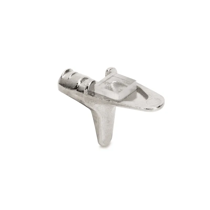 Support d’étagère en verre avec joint BEAK / Nickel – 10 pièces