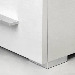 Pied en plastique ALUMIX / Gris