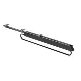 Porte-cintres coulissant extra-profond 800 mm SELF / Noir mat