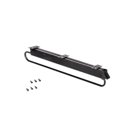 Porte-cintres coulissant extra-profond 800 mm SELF / Noir mat