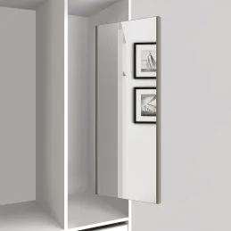 Miroir coulissant et pivotant pour armoire GENIUS / Beige