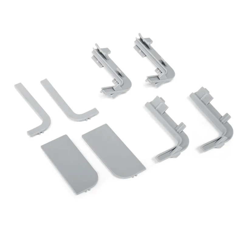 Set d’embouts en PVC pour profilés GOLA – L / Gris