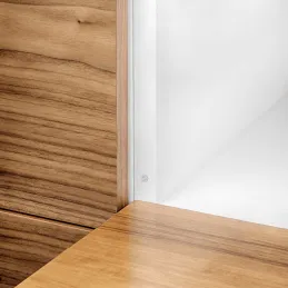 Amortisseur encastrable pour portes – 50 pièces / Gris