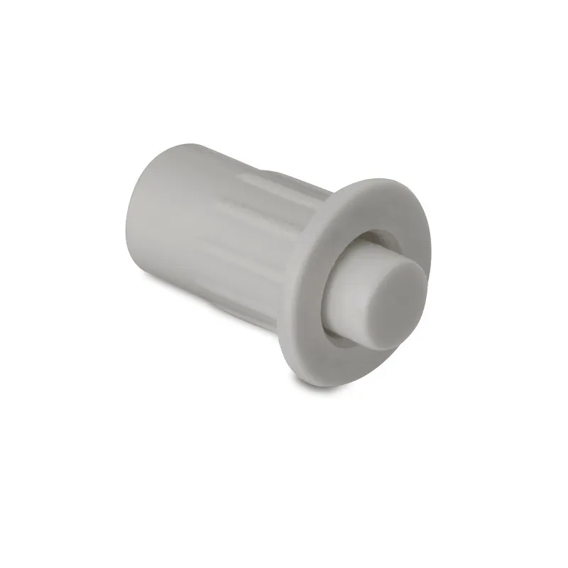 Amortisseur encastrable pour portes – 50 pièces / Gris