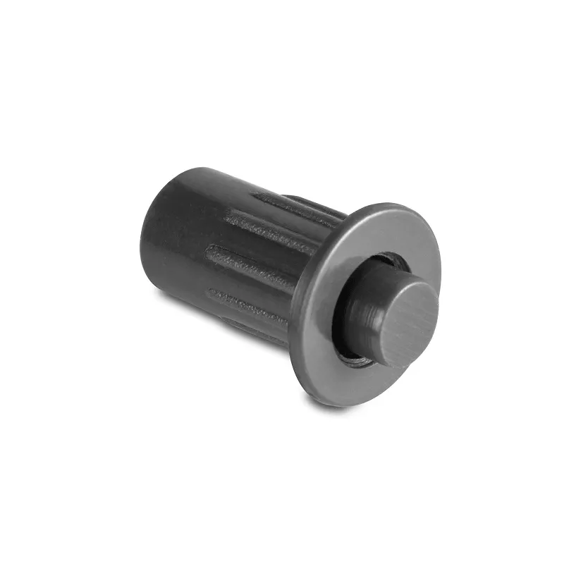 Amortisseur à encastrer pour portes – 50 pièces / anthracite