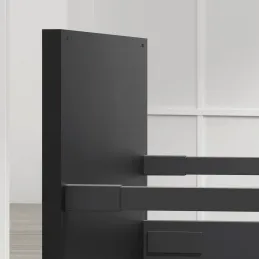 Amortisseur à encastrer pour portes – 50 pièces / anthracite