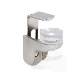 Support d’étagère en verre avec joint LOND – 100 pièces / Nickel