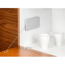 Mécanisme rabattable avec amortissement MiniWINCH / Gris