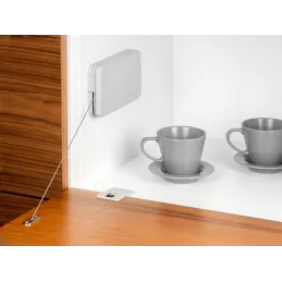 Mécanisme rabattable avec amortissement MiniWINCH / Gris