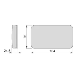 Mécanisme rabattable avec amortissement MiniWINCH / Gris