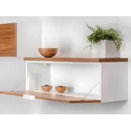 Mécanisme rabattable avec amortissement MiniWINCH / Blanc