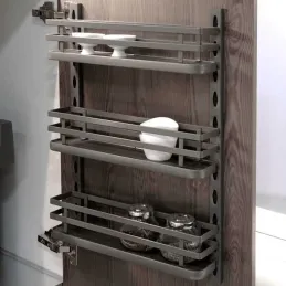 Paniers suspendus pour porte TITAN / Anthracite