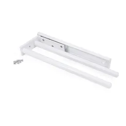 Porte-serviettes coulissant à 2 bras ARNOLD 310 mm / Blanc mat