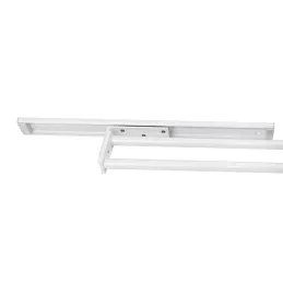 Porte-serviettes coulissant à 2 bras ARNOLD 310 mm / Blanc mat